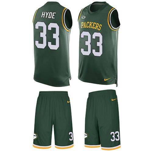 Nike Packers #33 Micah Hyde Green Team Color Men's Stitched NFL Limited Tank Top Suit Jersey