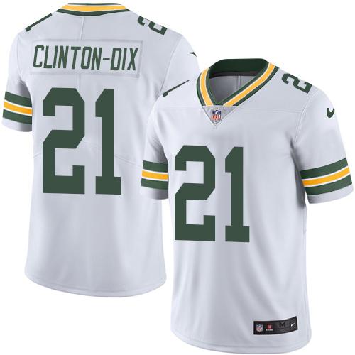 Nike Packers #21 Ha Ha Clinton-Dix White Men's Stitched NFL Limited Rush Jersey