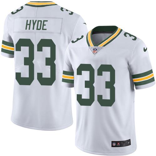 Nike Packers #33 Micah Hyde White Men's Stitched NFL Limited Rush Jersey