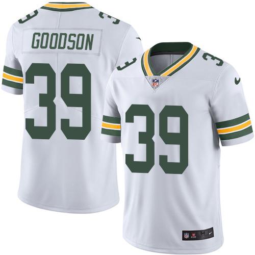 Nike Packers #39 Demetri Goodson White Men's Stitched NFL Limited Rush Jersey