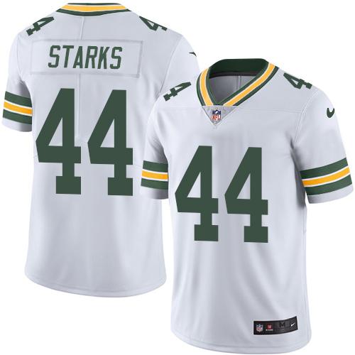 Nike Packers #44 James Starks White Men's Stitched NFL Limited Rush Jersey