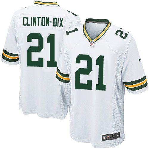 Nike Packers #21 Ha Ha Clinton-Dix White Men's Stitched NFL Game Jersey