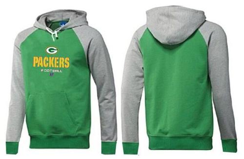 Green Bay Packers Critical Victory Pullover Hoodie Green & Grey