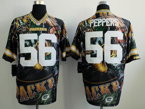 Nike Packers #56 Julius Peppers Team Color Men's Stitched NFL Elite Fanatical Version Jersey