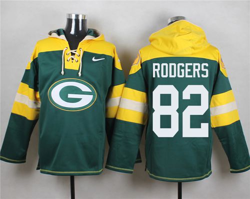 Nike Packers #82 Richard Rodgers Green Player Pullover NFL Hoodie