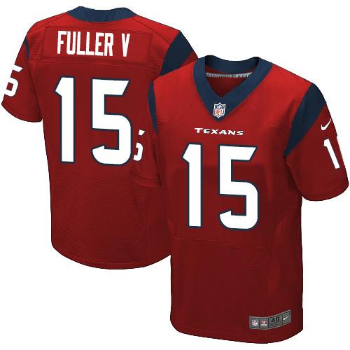 Nike Texans #15 Will Fuller V Red Alternate Men's Stitched NFL Elite Jersey