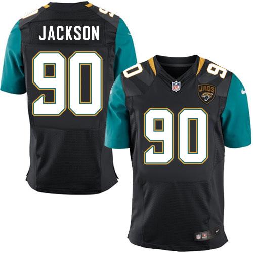 Nike Jaguars #90 Malik Jackson Black Alternate Men's Stitched NFL Elite Jersey