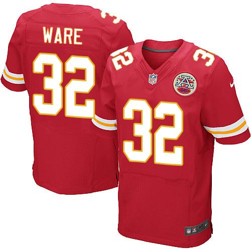 Nike Chiefs #32 Spencer Ware Red Team Color Men's Stitched NFL Elite Jersey