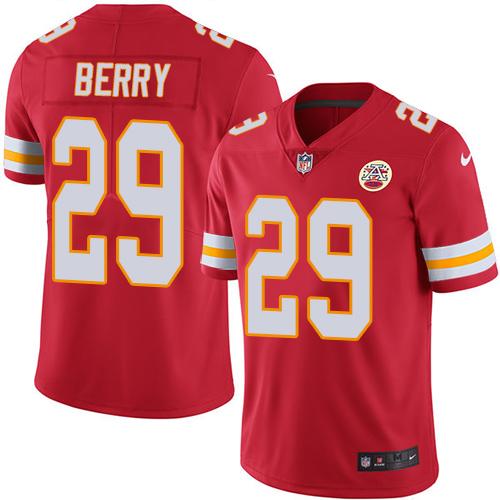Nike Chiefs #29 Eric Berry Red Men's Stitched NFL Limited Rush Jersey