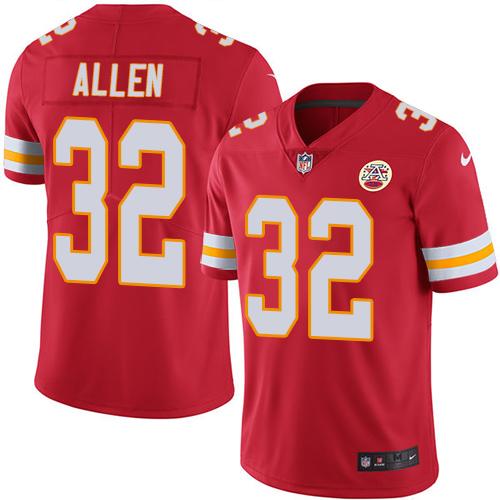Nike Chiefs #32 Marcus Allen Red Men's Stitched NFL Limited Rush Jersey