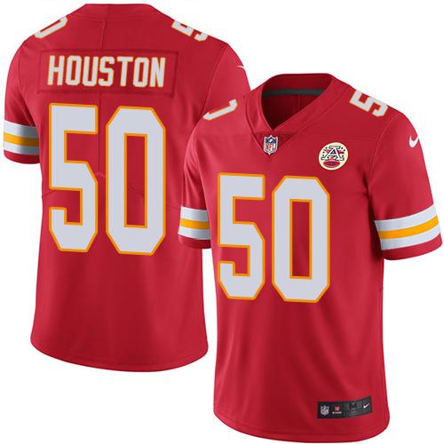 Nike Chiefs #50 Justin Houston Red Men's Stitched NFL Limited Rush Jersey