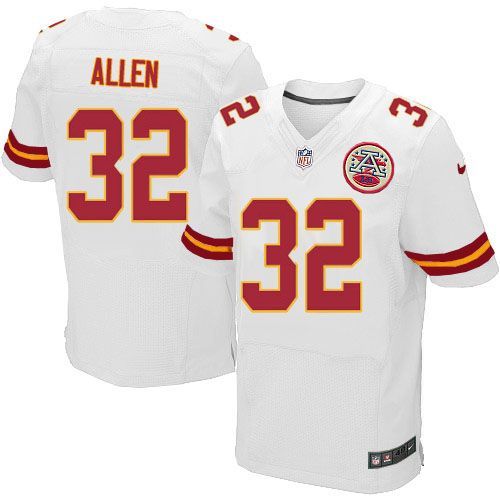 Nike Chiefs #32 Marcus Allen White Men's Stitched NFL Elite Jersey
