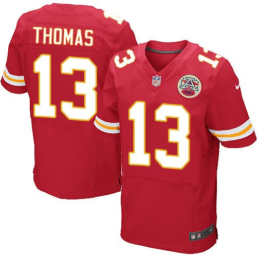 Nike Chiefs #13 De'Anthony Thomas Red Team Color Men's Stitched NFL Elite Jersey