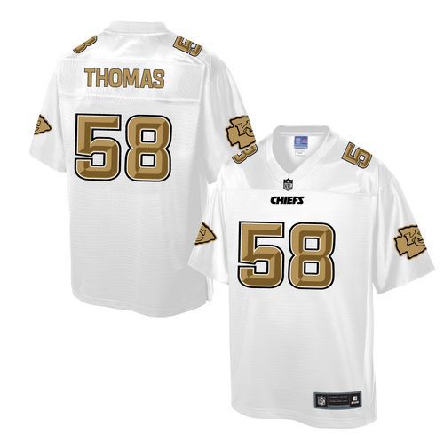 Nike Chiefs #58 Derrick Thomas White Men's NFL Pro Line Fashion Game Jersey