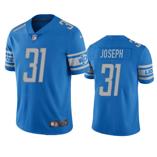 Men's Detroit Lions #31 Kerby Joseph Blue Vapor Untouchable Limited Football Stitched Jersey