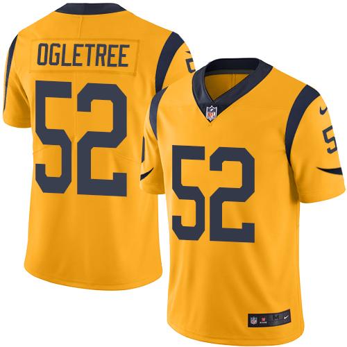 Nike Rams #52 Alec Ogletree Gold Men's Stitched NFL Limited Rush Jersey
