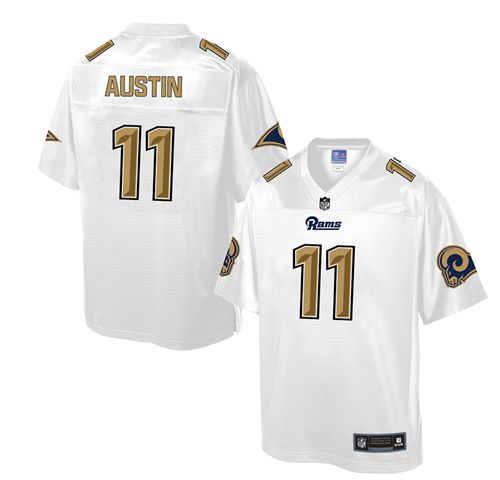 Nike Rams #11 Tavon Austin White Men's NFL Pro Line Fashion Game Jersey