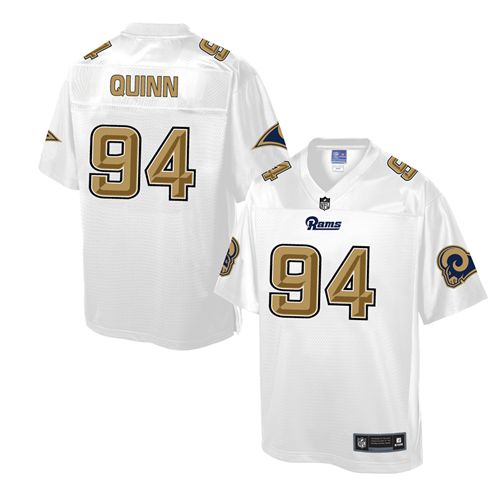 Nike Rams #94 Robert Quinn White Men's NFL Pro Line Fashion Game Jersey
