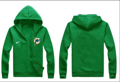 Nike Miami Dolphins Authentic Logo Hoodie Green