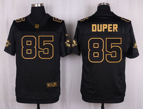Nike Dolphins #85 Mark Duper Black Men's Stitched NFL Elite Pro Line Gold Collection Jersey