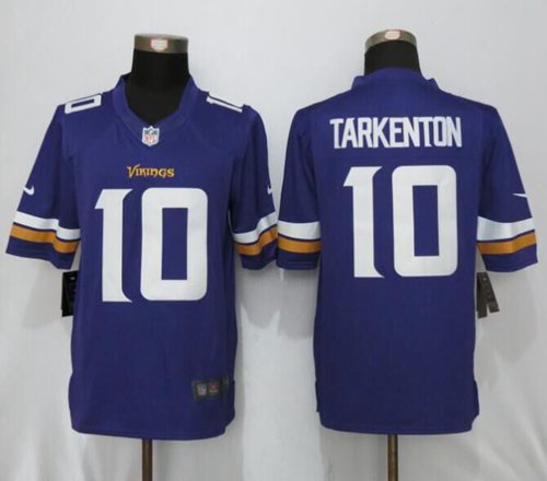 Nike Vikings #10 Fran Tarkenton Purple Team Color Men's Stitched NFL Limited Jersey