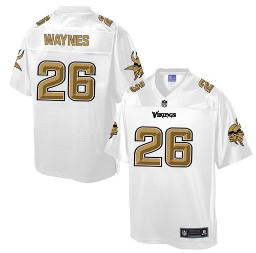 Nike Vikings #26 Trae Waynes White Men's NFL Pro Line Fashion Game Jersey