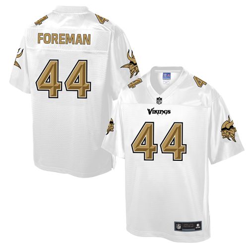 Nike Vikings #44 Chuck Foreman White Men's NFL Pro Line Fashion Game Jersey