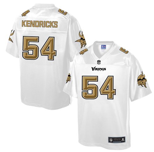 Nike Vikings #54 Eric Kendricks White Men's NFL Pro Line Fashion Game Jersey