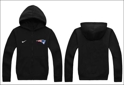 Nike New England Patriots Authentic Logo Hoodie Black