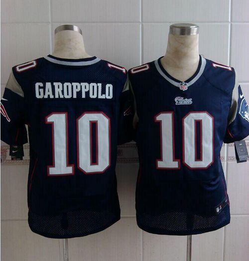 Nike Patriots #10 Jimmy Garoppolo Navy Blue Team Color Men's Stitched NFL Elite Jersey