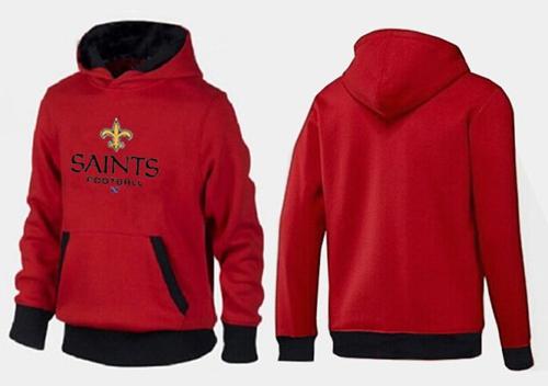 New Orleans Saints Critical Victory Pullover Hoodie Red & Black