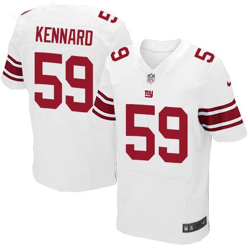 Nike Giants #59 Devon Kennard White Men's Stitched NFL Elite Jersey