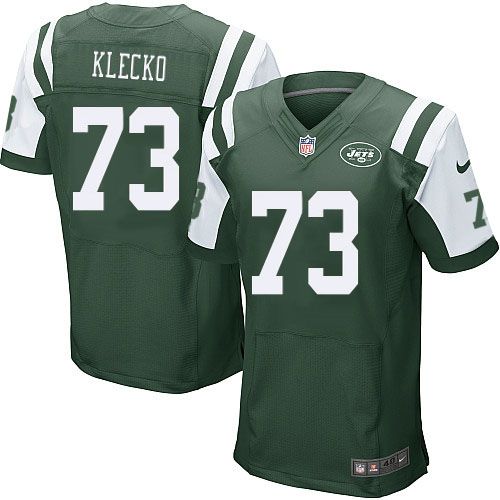 Nike Jets #73 Joe Klecko Green Team Color Men's Stitched NFL Elite Jersey