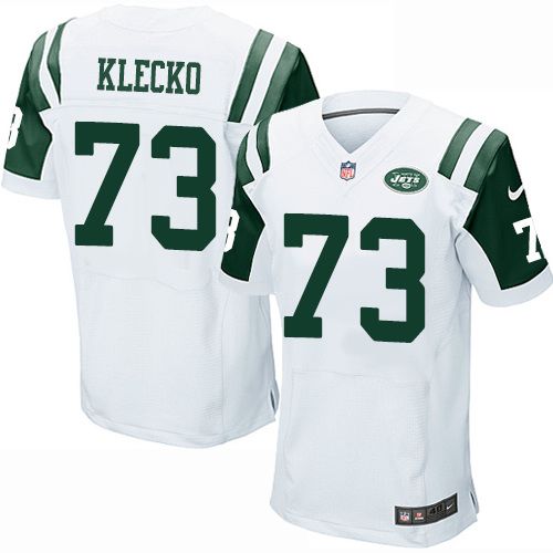 Nike Jets #73 Joe Klecko White Men's Stitched NFL Elite Jersey