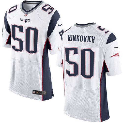 Nike Patriots #50 Rob Ninkovich White Men's Stitched NFL New Elite Jersey