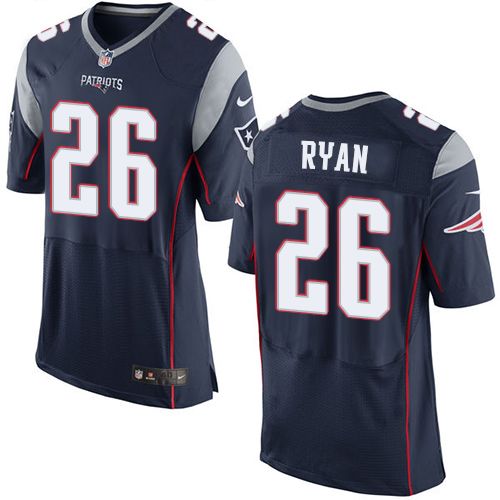 Nike Patriots #26 Logan Ryan Navy Blue Team Color Men's Stitched NFL New Elite Jersey