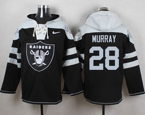 Nike Raiders #28 Latavius Murray Black Player Pullover NFL Hoodie