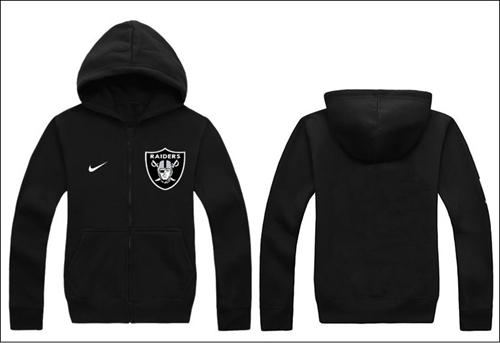 Nike Oakland Raiders Authentic Logo Hoodie Black