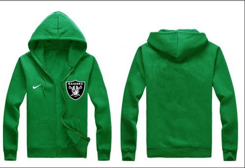 Nike Oakland Raiders Authentic Logo Hoodie Green