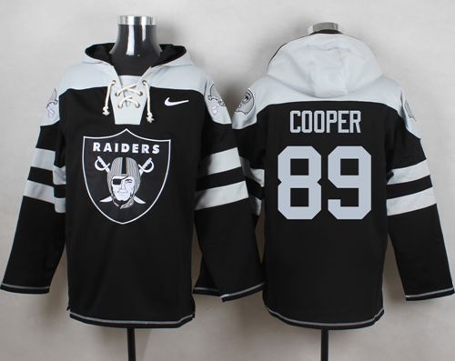 Nike Raiders #89 Amari Cooper Black Player Pullover NFL Hoodie