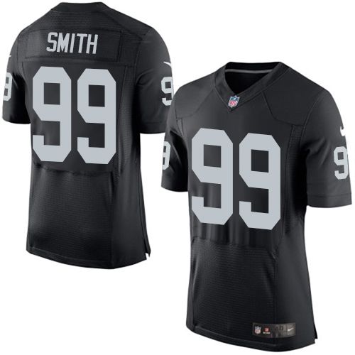 Nike Raiders #99 Aldon Smith Black Team Color Men's Stitched NFL New Elite Jersey