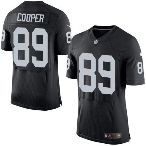 Nike Raiders #89 Amari Cooper Black Team Color Men's Stitched NFL New Elite Jersey