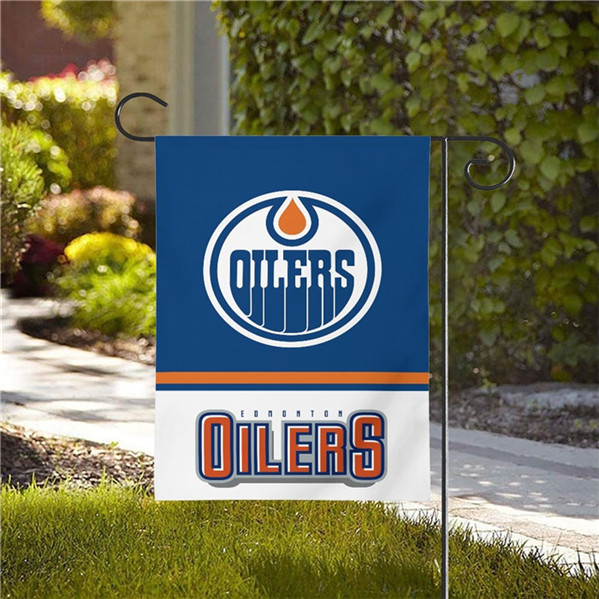 Edmonton Oilers Double-Sided Garden Flag 001 (Pls check description for details)