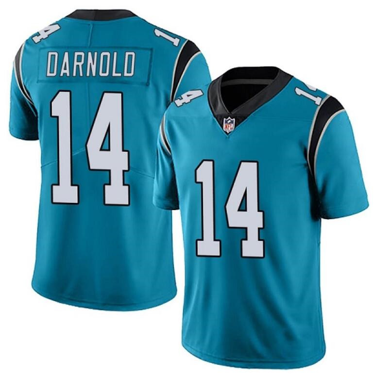 Men's Carolina Panthers #14 Sam Darnold Blue Vapor Untouchable Limited Stitched NFL Jersey (Check description if you want Women or Youth size)