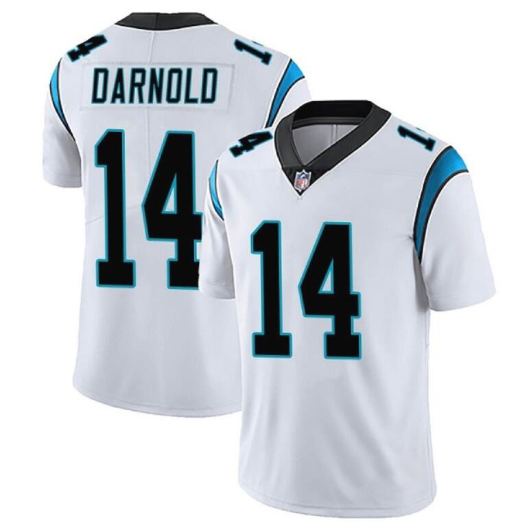 Men's Carolina Panthers #14 Sam Darnold White Vapor Untouchable Limited Stitched NFL Jersey (Check description if you want Women or Youth size)