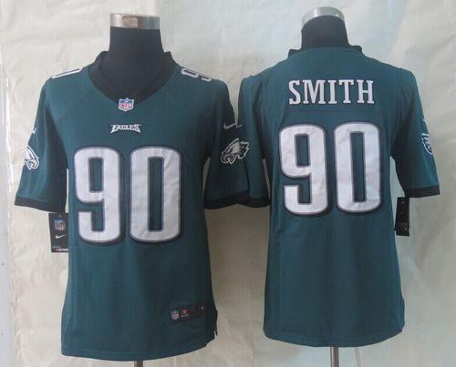 Nike Eagles #90 Marcus Smith Midnight Green Team Color Men's Stitched NFL Game Jersey