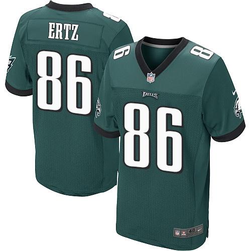 Nike Eagles #86 Zach Ertz Midnight Green Team Color Men's Stitched NFL Elite Jersey