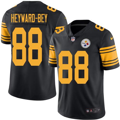 Nike Steelers #88 Darrius Heyward-Bey Black Men's Stitched NFL Limited Rush Jersey