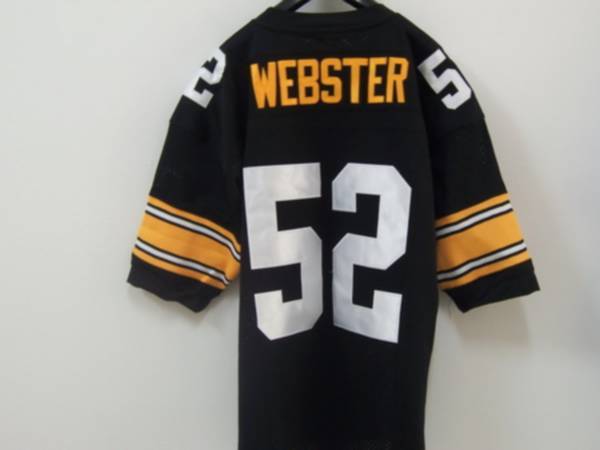 Mitchell & Ness Steelers #52 Mike Webster Black Stitched Throwback NFL Jersey