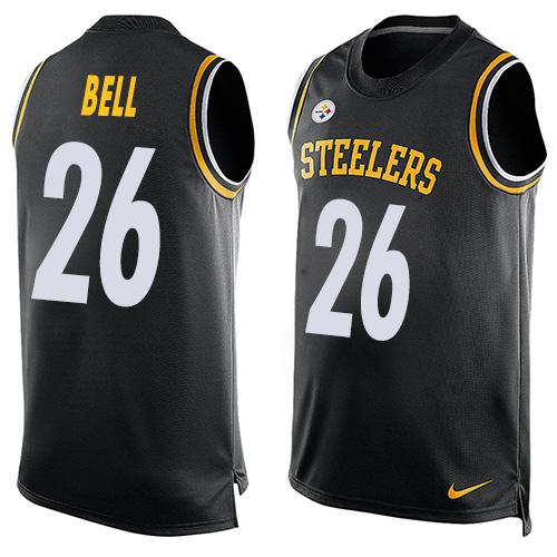 Nike Steelers #26 Le'Veon Bell Black Team Color Men's Stitched NFL Limited Tank Top Jersey
